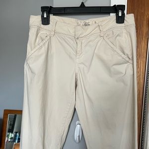 Guess light weight stretch boot cut pants